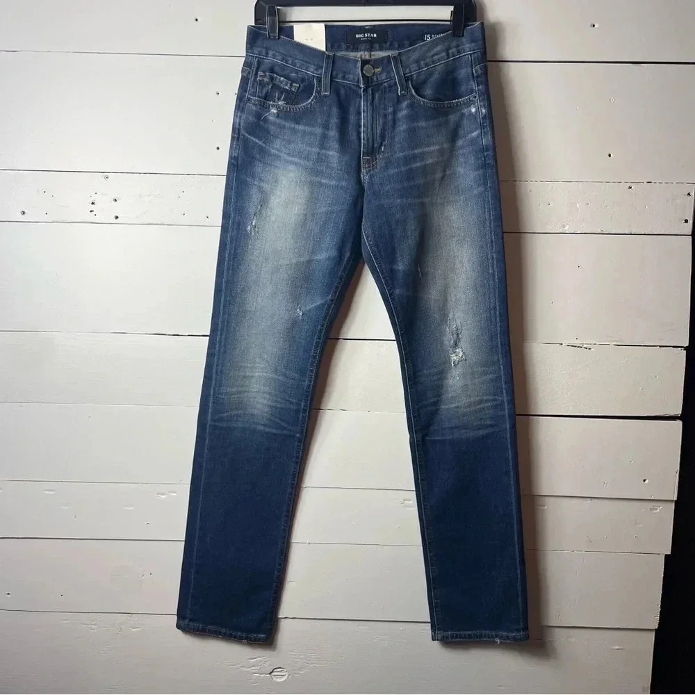 NWT Big Star Jeans 15 Division Modern Straight in Orion Size 28R